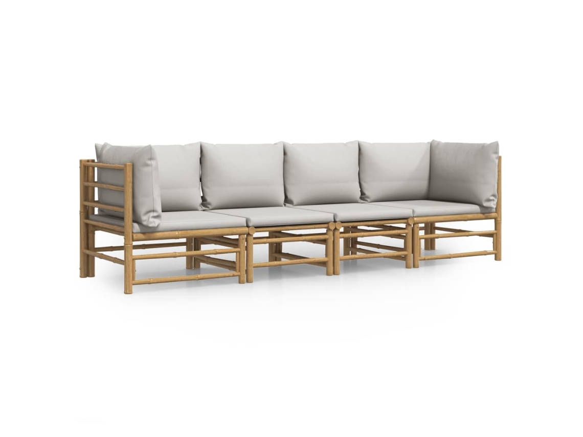 Garden Lounge Set, Garden Lounge Sets Vidaxl Marrom Bambu (n/a)