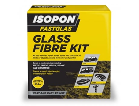 Kit Resina de Poliéster + Fibra Fastglas 500 Ml/0,5 M2