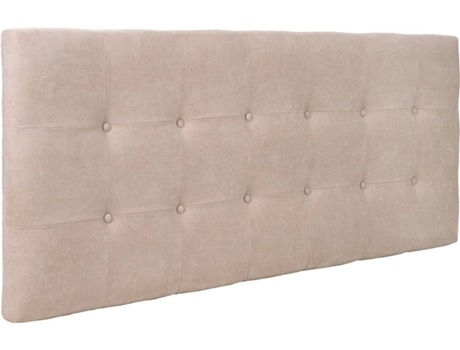 Cabeceira de Cama DHOME Acolchoado (Bege - Tecido e Polipele - 135 x 8 x 60 cm)