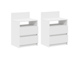 Mesas de Cabeceira 2 Pcs com 2 Gavetas 40x33x60 Cm MAISON EXCLUSIVE