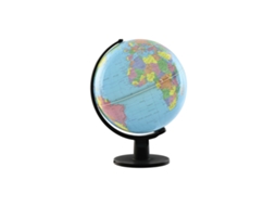 Globo Terrestre Home Esprit Azul Preto Pvc 33 X 32 X 41 Cm