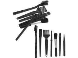 Kit De Limpeza Para Teclado Computador Toyvian, Escova Antiestática E Pinça, 2 Conjuntos Na Cor Preta, Material De Nylon