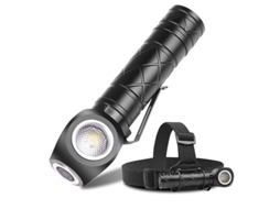 Farol Led Potente De 800 Lm, Farol Super Brilhante Portátil Recarregável Por Usb À Prova Dágua Para Trabalho, Caça E Acampamento. Loja Olysi