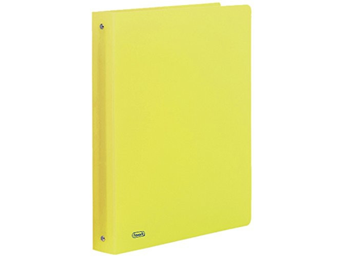Pasta de cartão FAVORIT Neon A4 amarelo