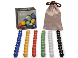 Jogo de Tabuleiro YELLOW MOUNTAIN IMPORTS 60 Pieces Chinese Checkers (Idade Mínima: 4)