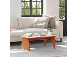 Vidaxl Mesa De Centro Marrom Cera 80 X 50 X 31 Cm