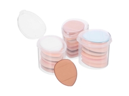 Mini Esponja Redonda Para Pó, Aplicação Uniforme De Base, Viagem, 3 Caixas Everley891