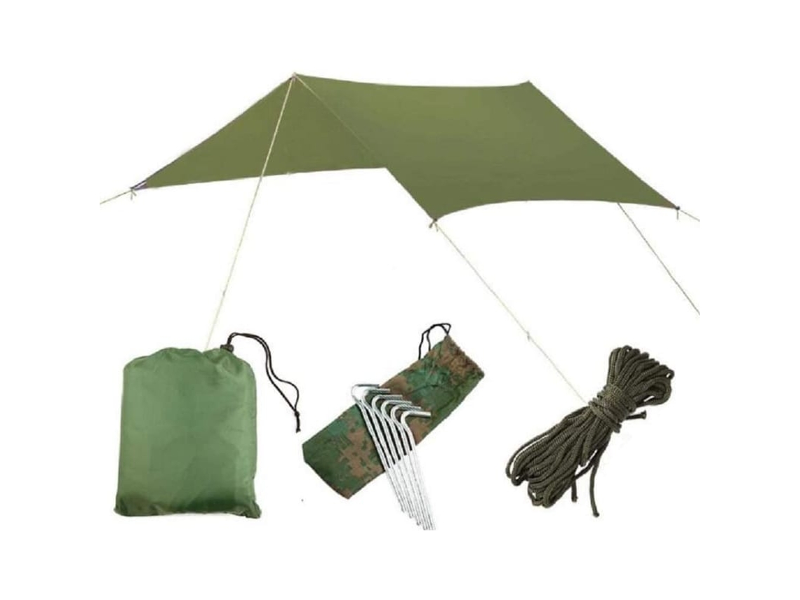 Lona De Tenda Para Camping Impermeável E Resistente Ao Vento Portátil Leve Abrigo Ao Ar Livre