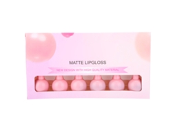 Conjunto de 6 Glosses Labiais Matte Hidratantes de Longa Duração - Ferramenta de Maquiagem Labial