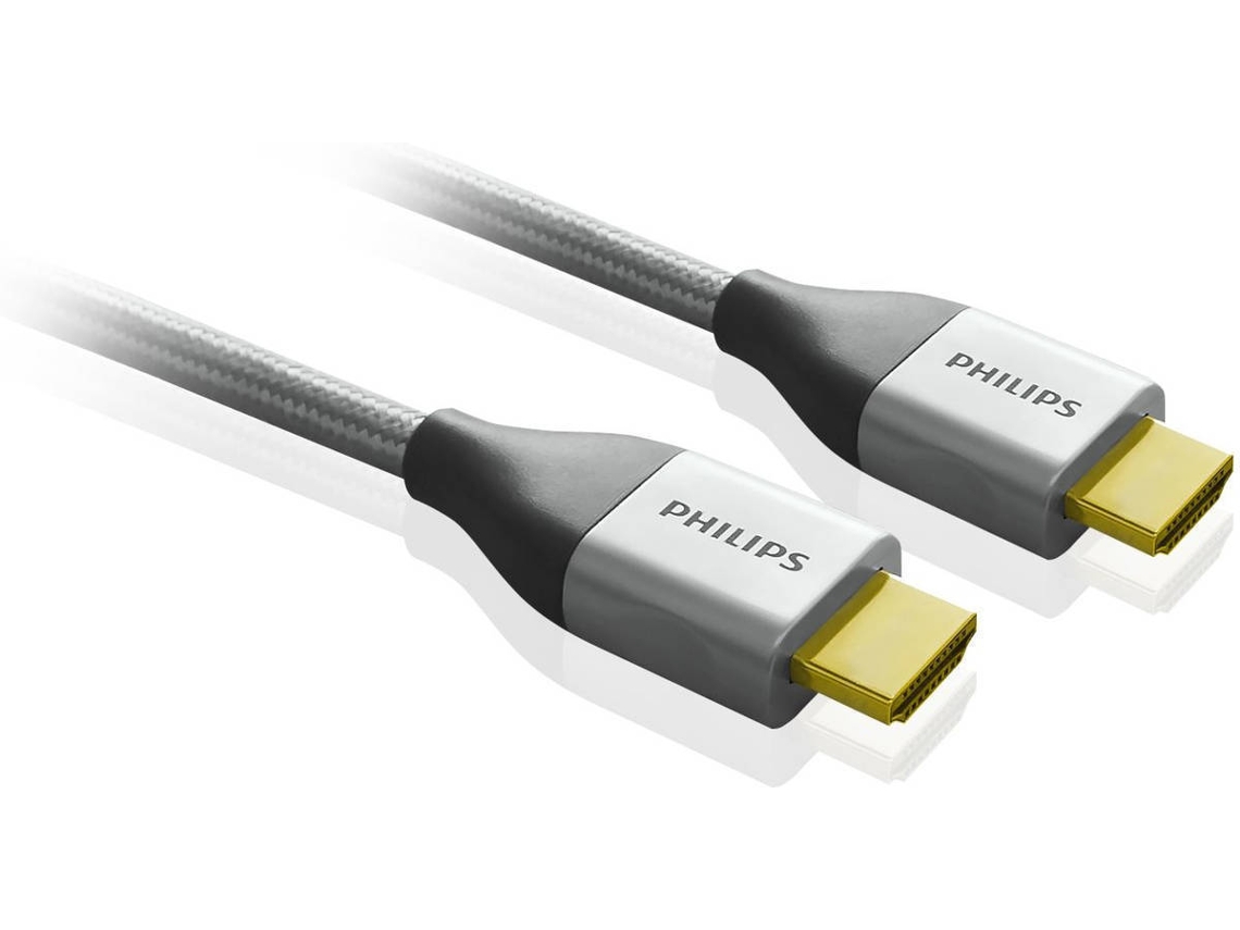 Cabo HDMI PHILIPS (1.8 m - Cinzento)