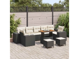 Vidaxl Conjunto De Sofá De Jardim 10 Unid. 9-número De Lugares