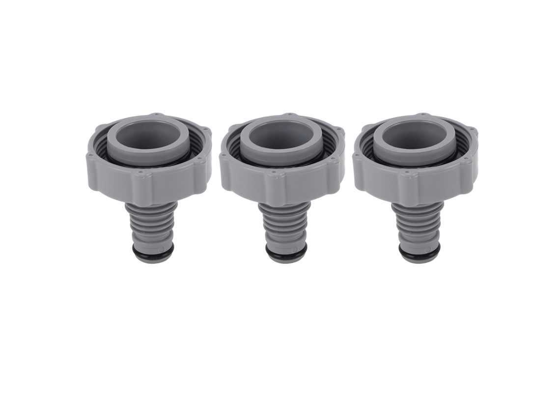Válvula Dreno Piscina LAXISCREED 1.6in 3pcs Cinza