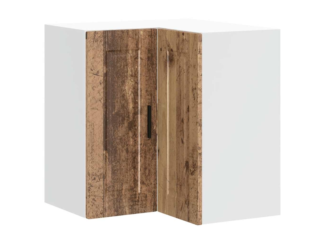 Kitchen Wall Corner Cabinet, Kitchen Wall Corner Cabinets Vidaxl Marrom Madeira Processada (n/a)