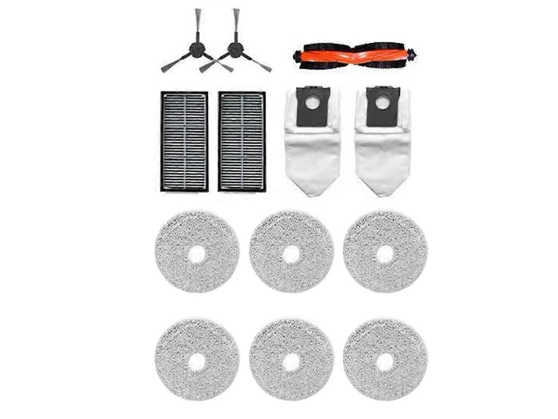 Acessórios Para Aspirador De Pó M30s D103cn X30 Ultra E X30 Pro: Escova Lateral Principal, Filtro, Pano De Limpeza, Saco Para Pó