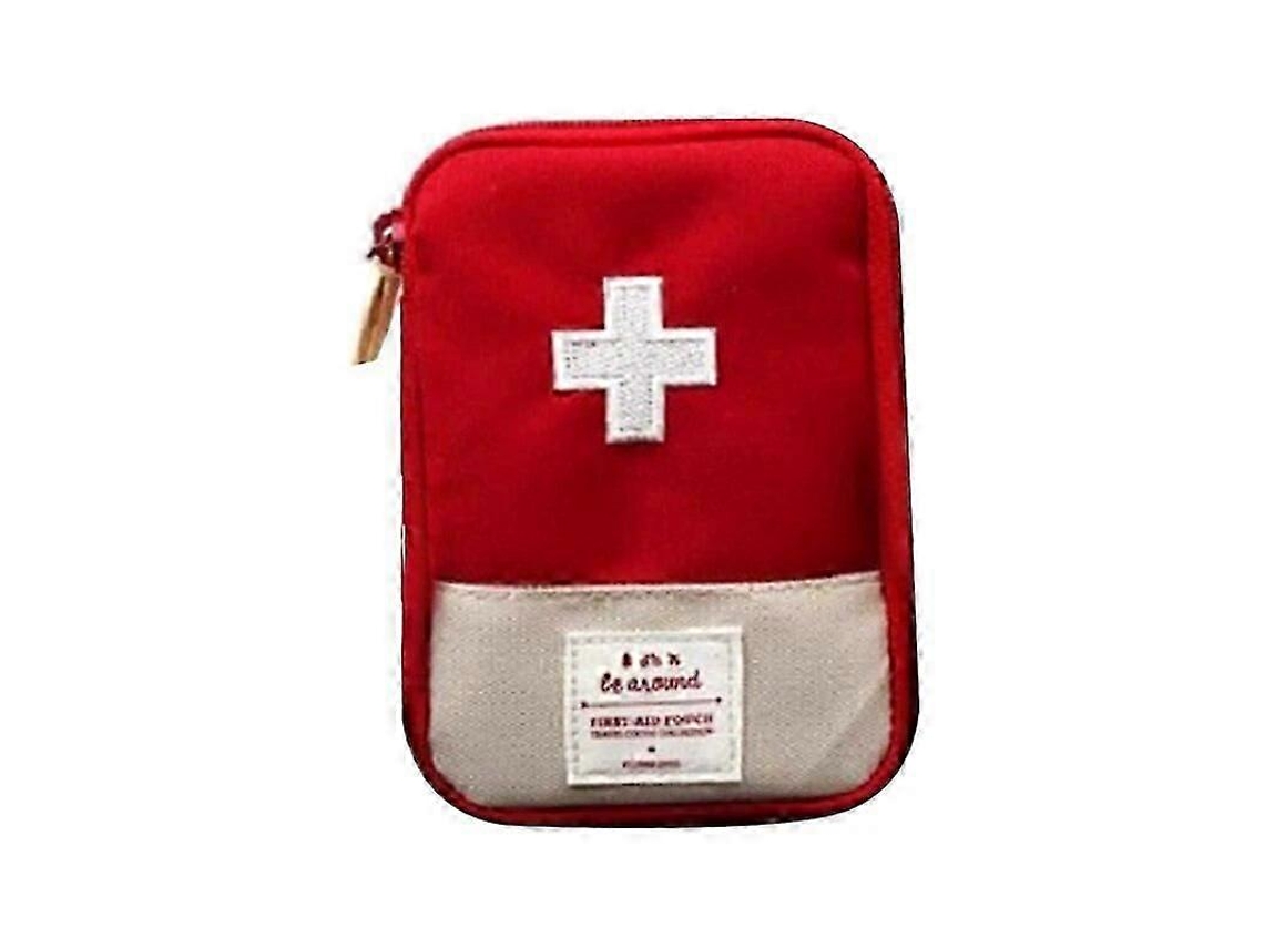 Mini Kit De Primeiros Socorros Portátil Para Viagens, Camping E Sobrevivência, Ideal Para Emergências E Atividades Ao Ar Livre. Possui Um Porta-c