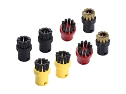 Conjunto de 8 escovas redondas para limpador de vapor Kärcher, compatíveis com Sc1 a Sc6, Ctk10, Ctk20 S/MARCA