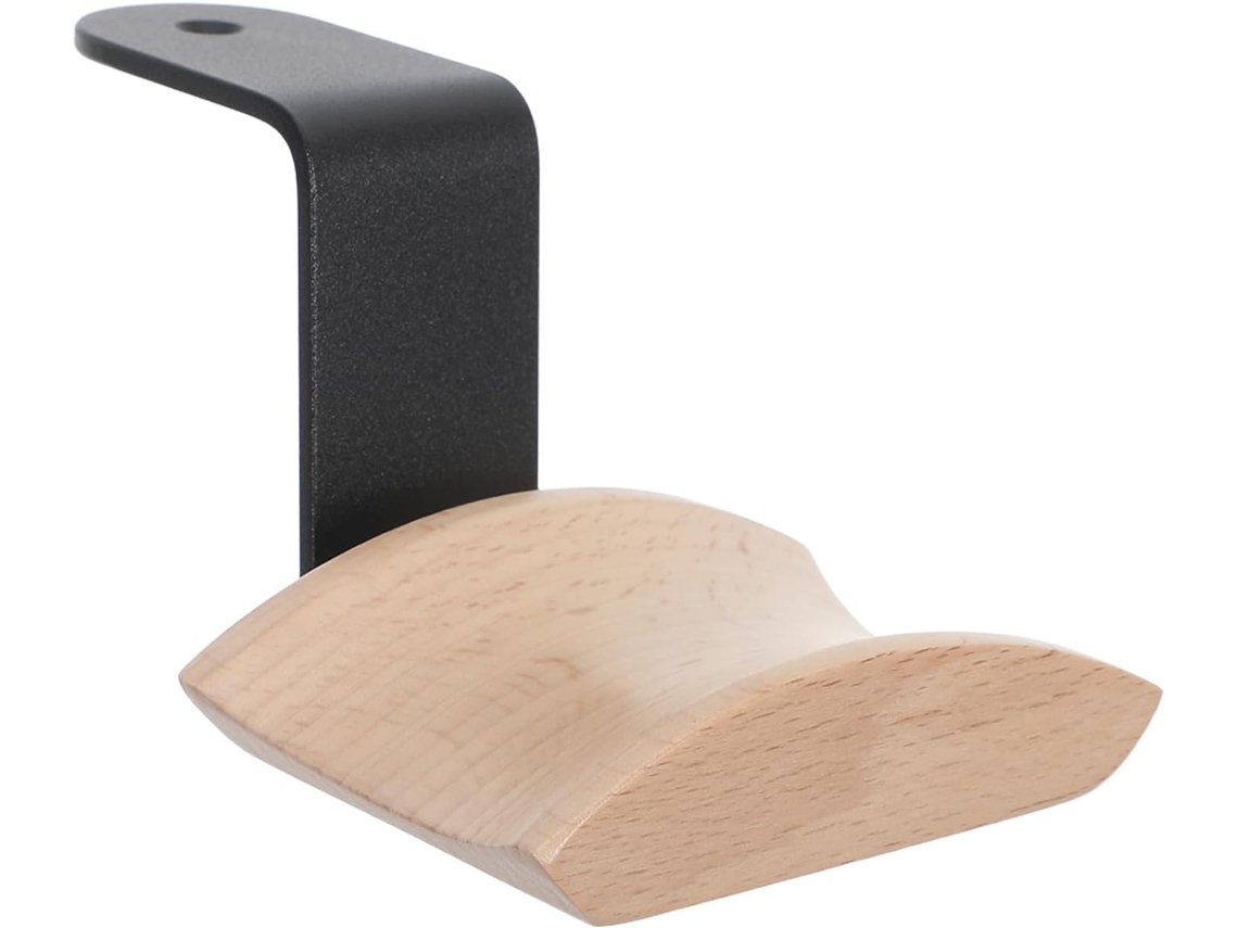 Lurelia Suporte Mural Para Headset E Cabos, Arrumação De Parede, Liga De Alumínio, Castanho