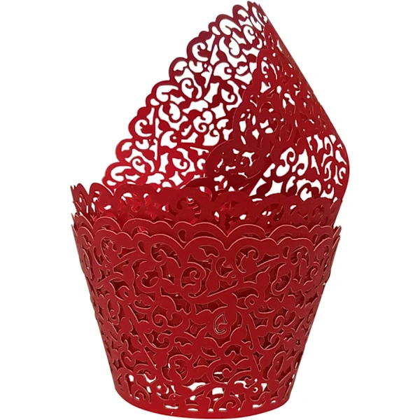 /ea/pacote Com 100 Unidades De Papel Para Biscoito Artístico Filigranado Decoração Natal E Cupcakes
