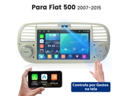Autoradio 7 Polegadas Com Apple Carplay E Android Auto – Compatível Com Fiat 500 (2007-2015) – Baseado Em Linux