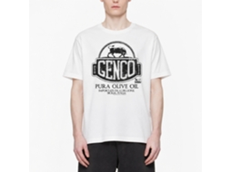 Rockinstone Godfather Movie Genco Pura Olive Oil White Adult T-shirt Size:xxl