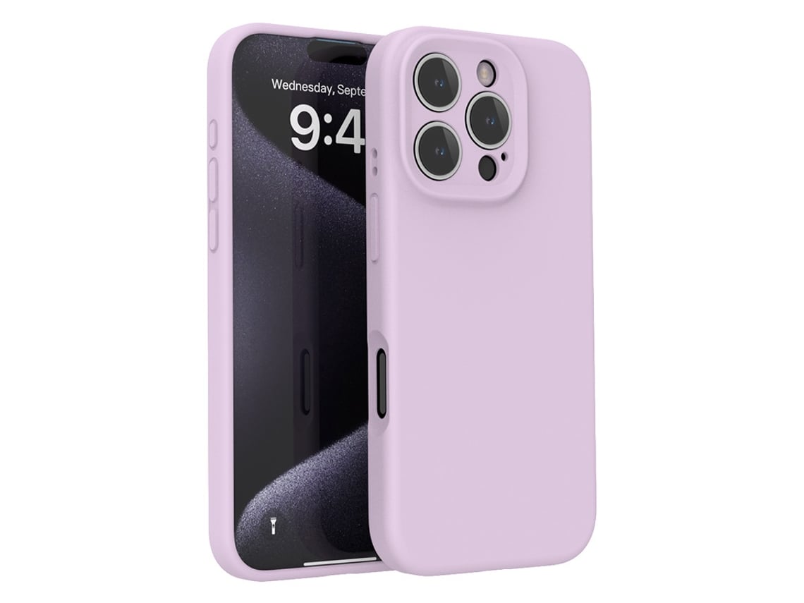 (roxo, Iphone 16) Capa De Silicone Líquido — Compatível Com A Série Iphone — Proteção Total Da Lente E Resistente A Quedas