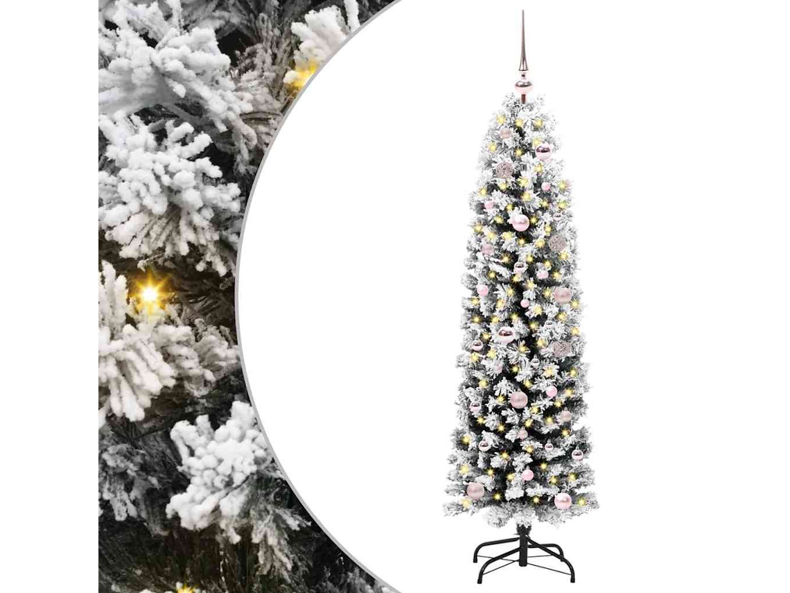 Vidaxl Árvore De Natal Artificial Verde 150 Cm Pvc E Aço E Plástico