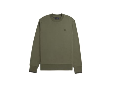 Sweatshirt de Homem FREDPERRY Algodão Verde (XL)