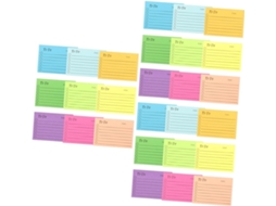 3 Ensembles Bloc Notes Autocolantes Fluorescentes Multicolores Ensemble Pour Bureau École Et Maison Pratiques