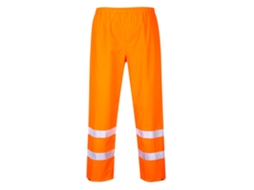 Calça Rain Traffic Alta Visibilidade - Proteção E Conforto Laranja / S