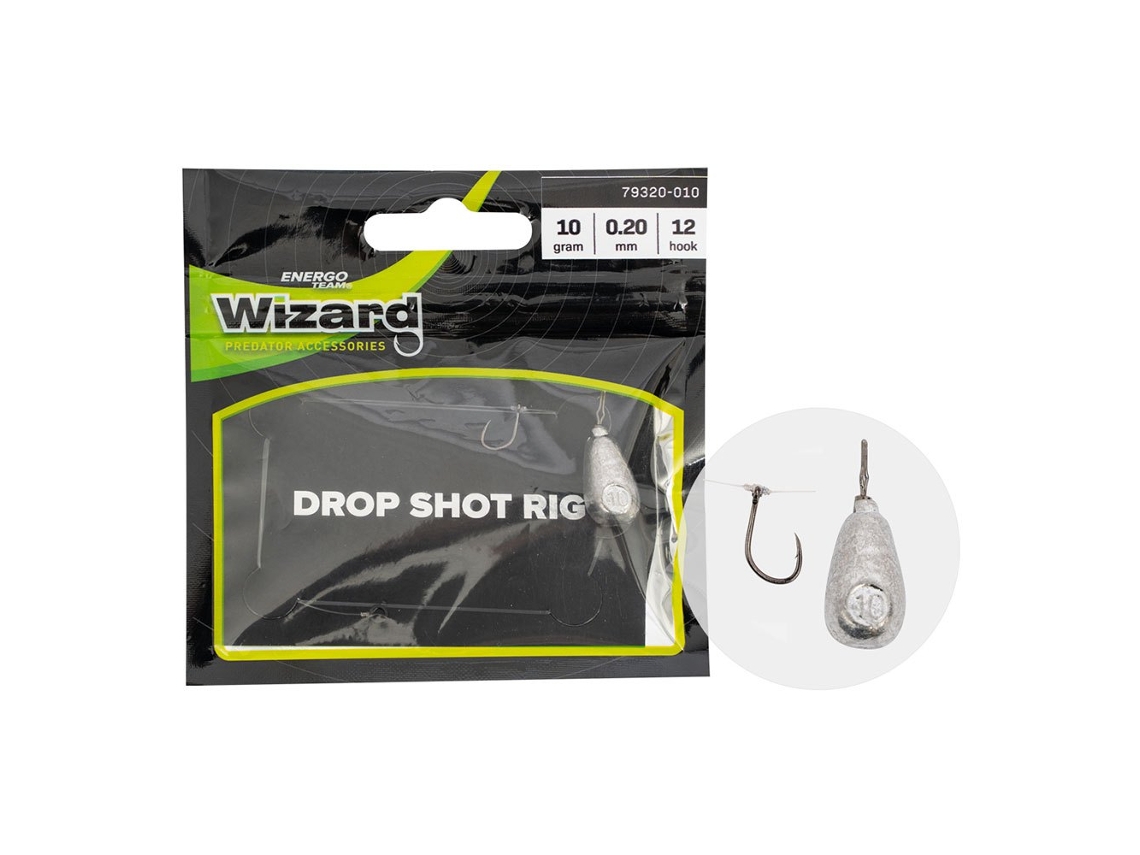 Líder Drop Shot Transparente 10 Gwizard