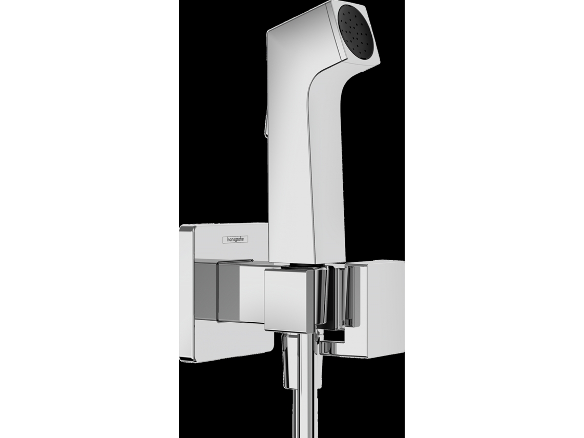 Bidette Chuveiro De Mão 1jet E Ecosmart Para Água Quente, Com Suporte De Duche E Mangueira De Duche, 29233000, Cor Crómio Hansgrohe