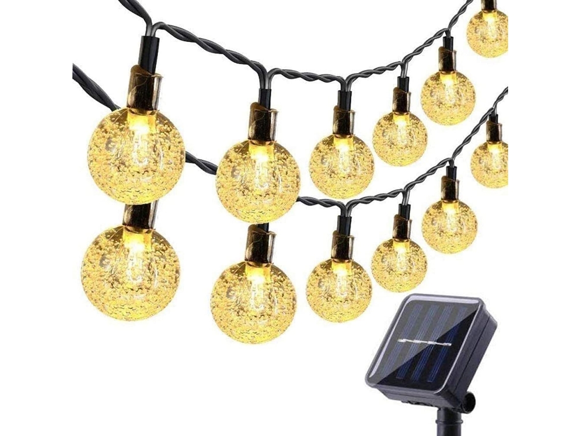 Cordão de luzes solares em formato de coração AQUAFORGE