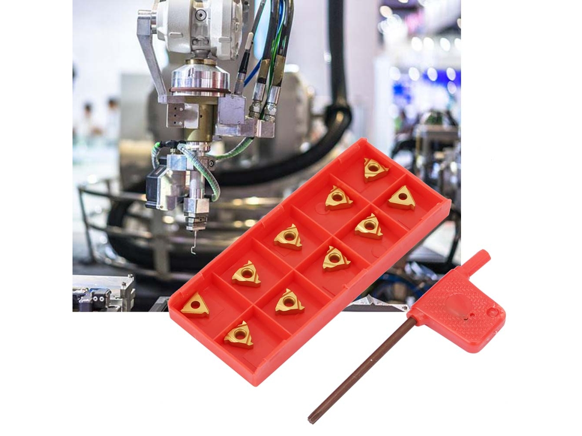 Laxiscreed 11ir A60 Insertos De Carboneto Para Roscas Externas E Torneamento Cnc
