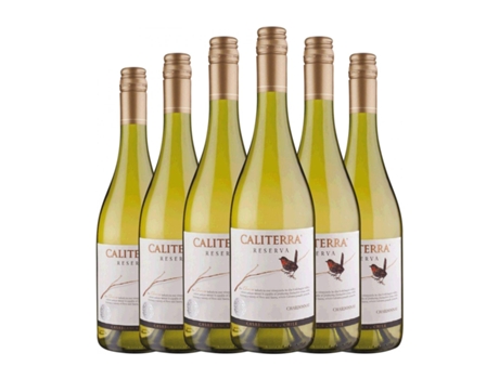 Vinho branco VINA CALITERRA Chardonnay Valle de Casablanca Reserva (0.75 L - 6 Unidades)