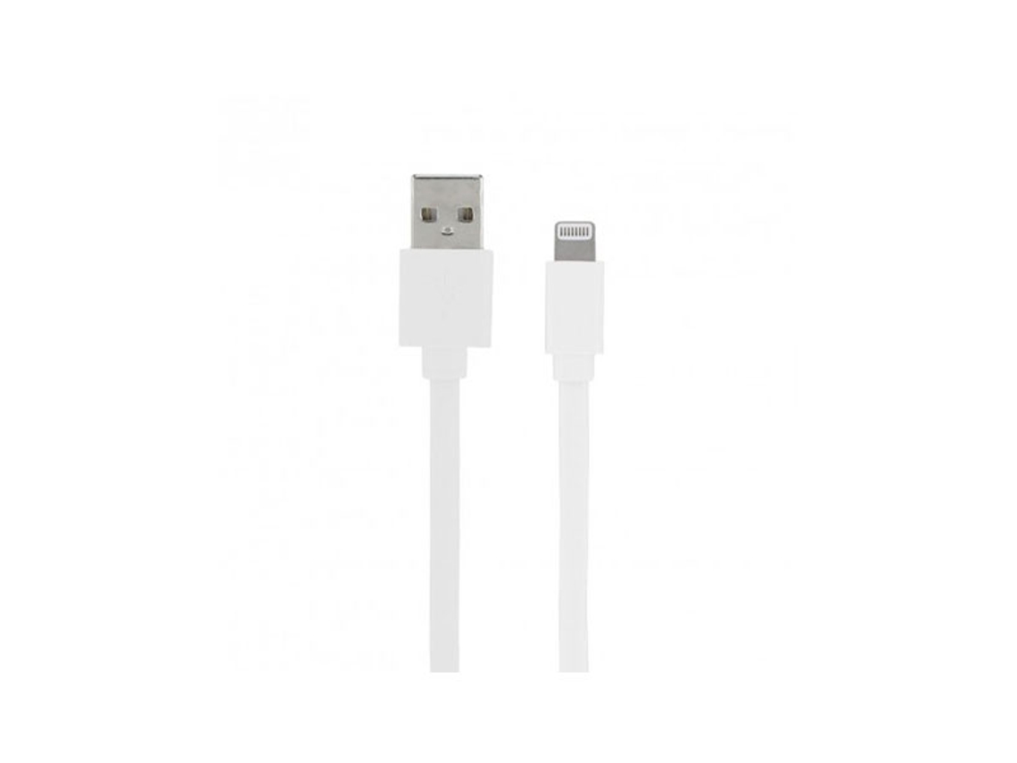Cabo Lightning Plano Mfi Branco 2Mt