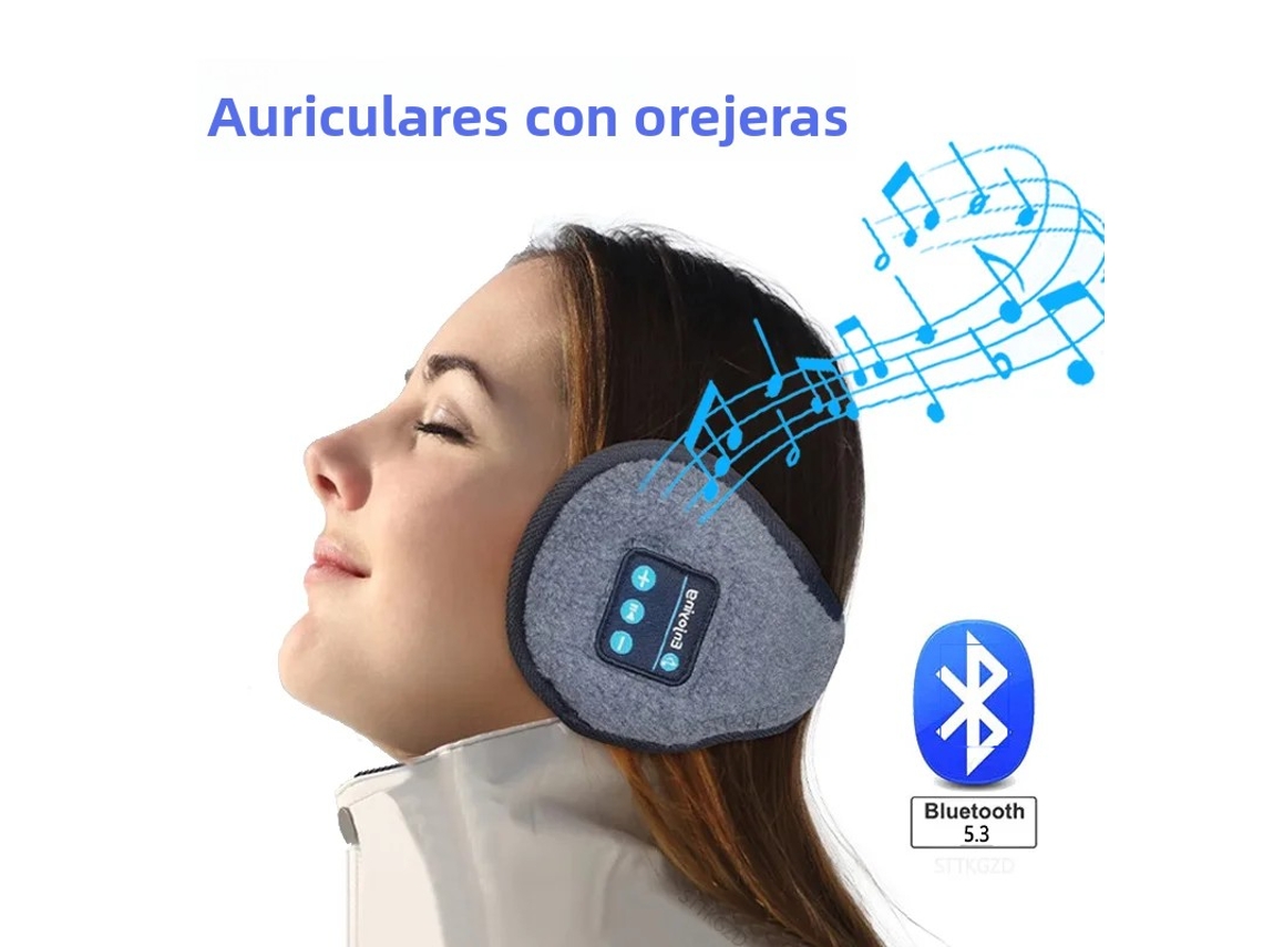 Fones de Ouvido Bluetooth Sem Fio Unissex com protetores auriculares e microfone MDUG
