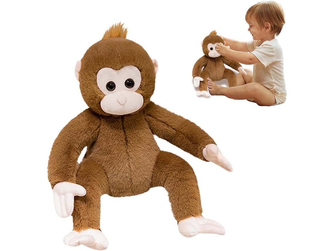 Macaco de Pelúcia Multifuncional Fofo E Macio Em Formato