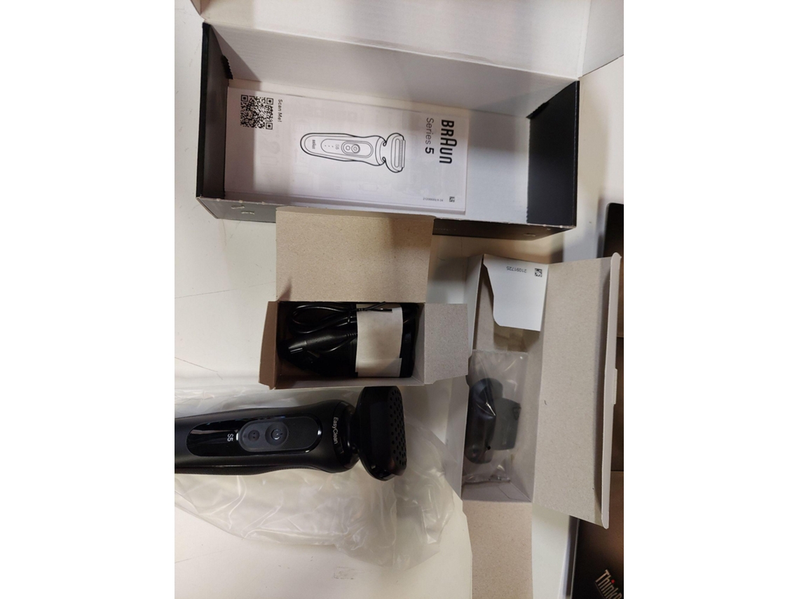 Máquina de Barbear BRAUN Série 5 52-N1200S (Outlet Caixa Aberta - Autonomia 60 min - Recarregável)