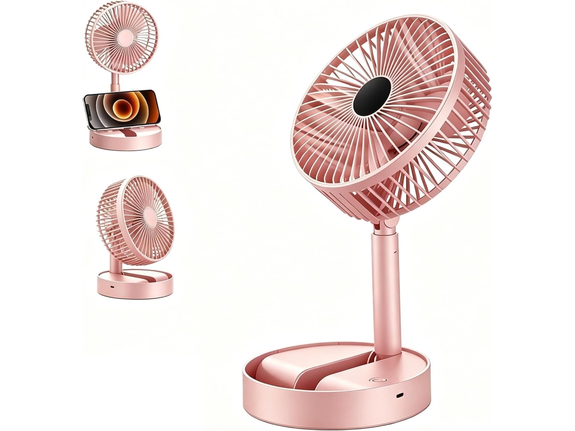 Ventilador De Mesa – Recarregável Por Usb
