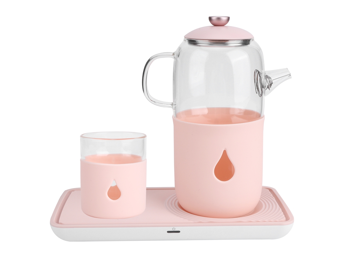 Laxiscreed Panela Criativa De 600ml Para Chá Automático, Vidro, Ideal Para Cozinha Saudável