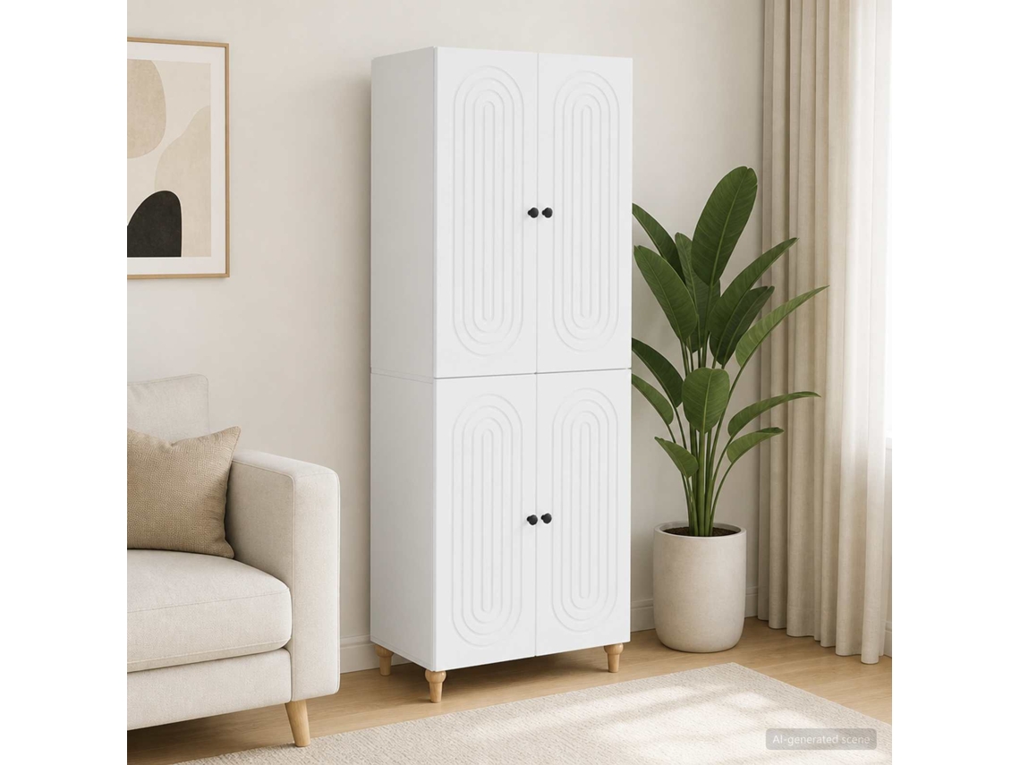 Vidaxl Conjunto De Gabinete 2 Pcs 66 X 34,5 X 90 Cm