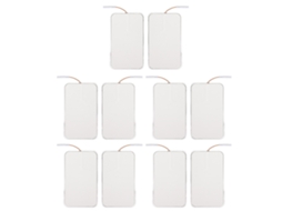 Lurelia Placas De Eletrodo Tens 10 Unidades 25 Mm Reutilizáveis Hidrogel Não-tecido