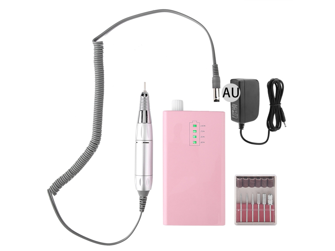 Máquina De Taladro De Uñas Eléctrica Portátil Recargable 30000 Rpm Para Manicura E Pedicura Sem Fio