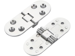 1 Dobradiça De Aba 80 * 30 Mm Em Latão Fosco, Autossustentável, Para