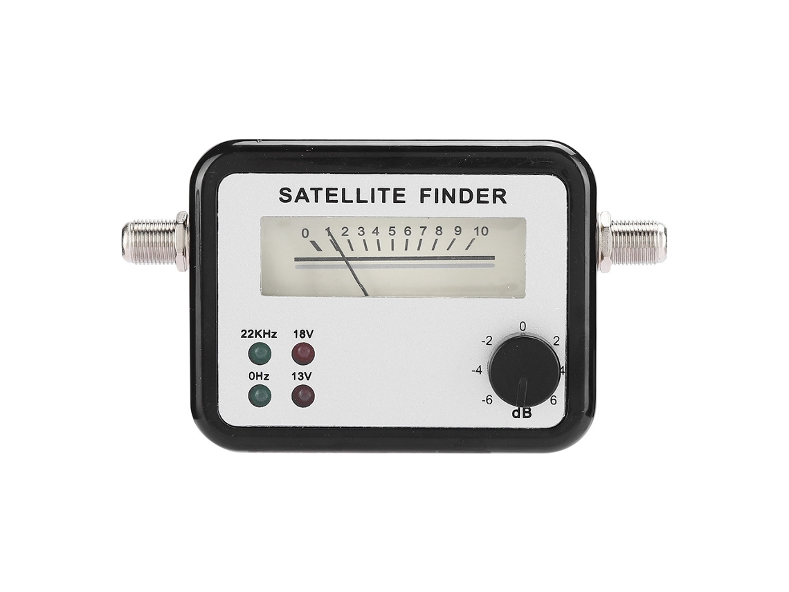 Aetheria buscador de Sinal Satelital Portátil Sf9504db com Display Digital e Medidor de Força de Sinal