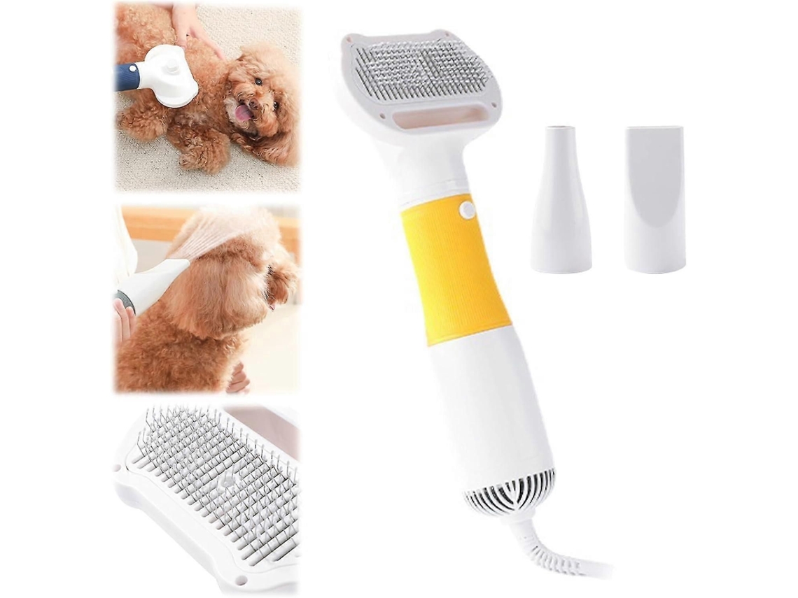 Secador de Pelos para Cães 3 em 1 com Escova Autolimpante e 2 Tipos de Jato. TAISHENGDA