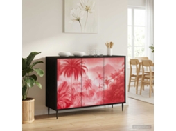 Vidaxl Buffet Aachen Carvalho Preto 102 X 33 X 76 Cm