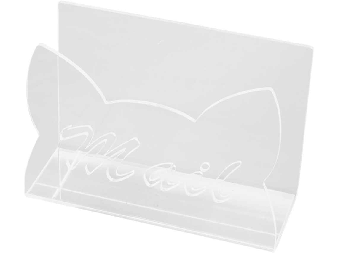 Organizador de Mesa Transparente em Acrílico para Casa, Armazenamento SFUSHOS