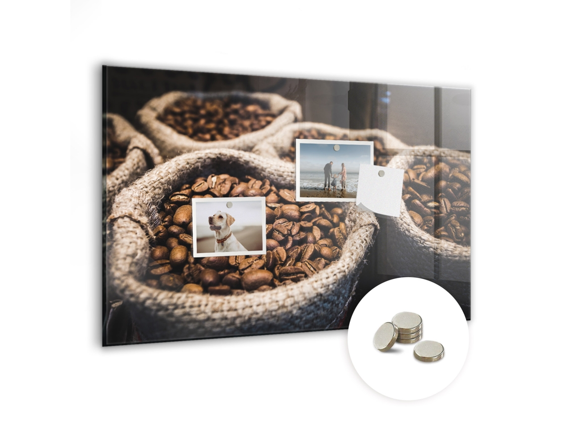 Lousa Magnética Pacotes De Café Para O Escritório Espelharte (60x40 Cm)