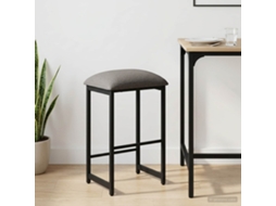 Vidaxl Banco De Bar Cinzento-claro 40 X 32 X 74 Cm